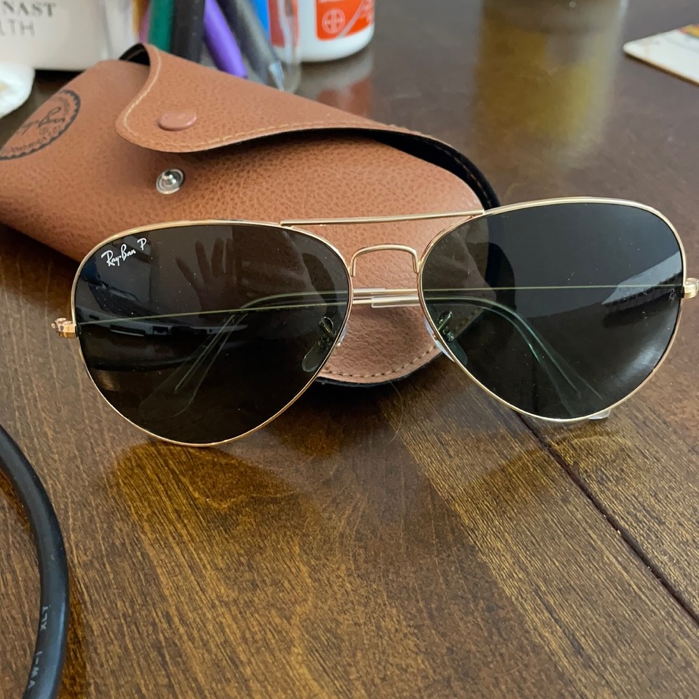 Polarized Ray ban aviators